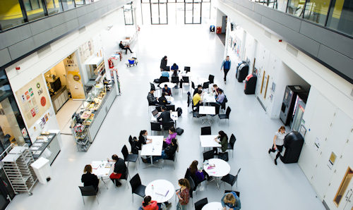 Interior of the Alan Turing building