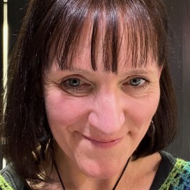 A person smiling.
