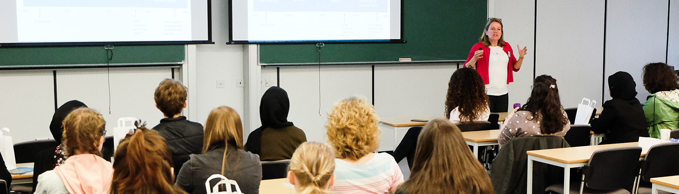 Professor Louise Walker at Women in Mathematics event