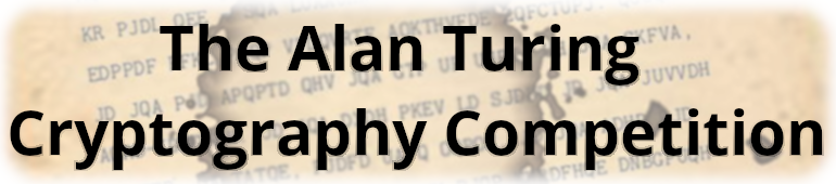 The Alan Turing Cryptography Competition