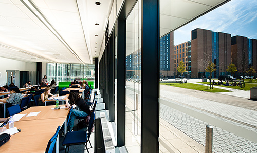 Alan Turing quiet room and University campus